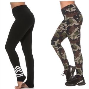 s2 MILITARY THEMED LEGGINGS (2 Pair)